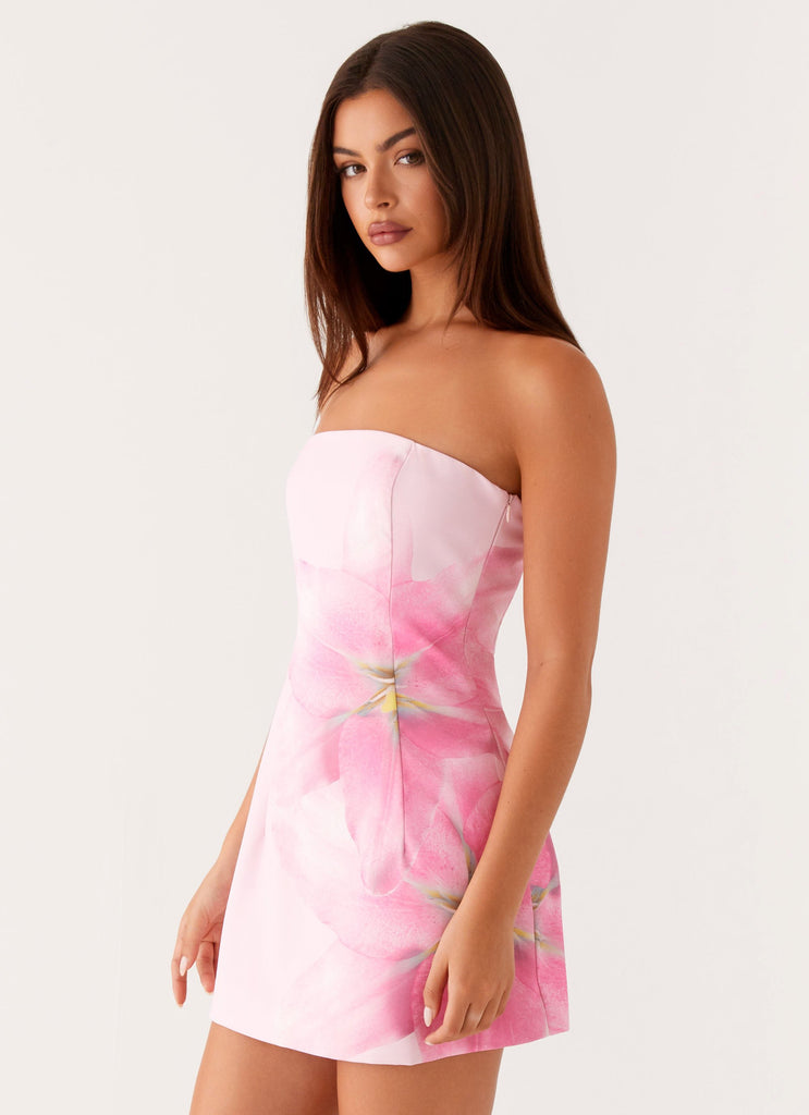 Peppermayo Peppermayo Exclusive - Sugar Rush Strapless Mini Dress - Pink