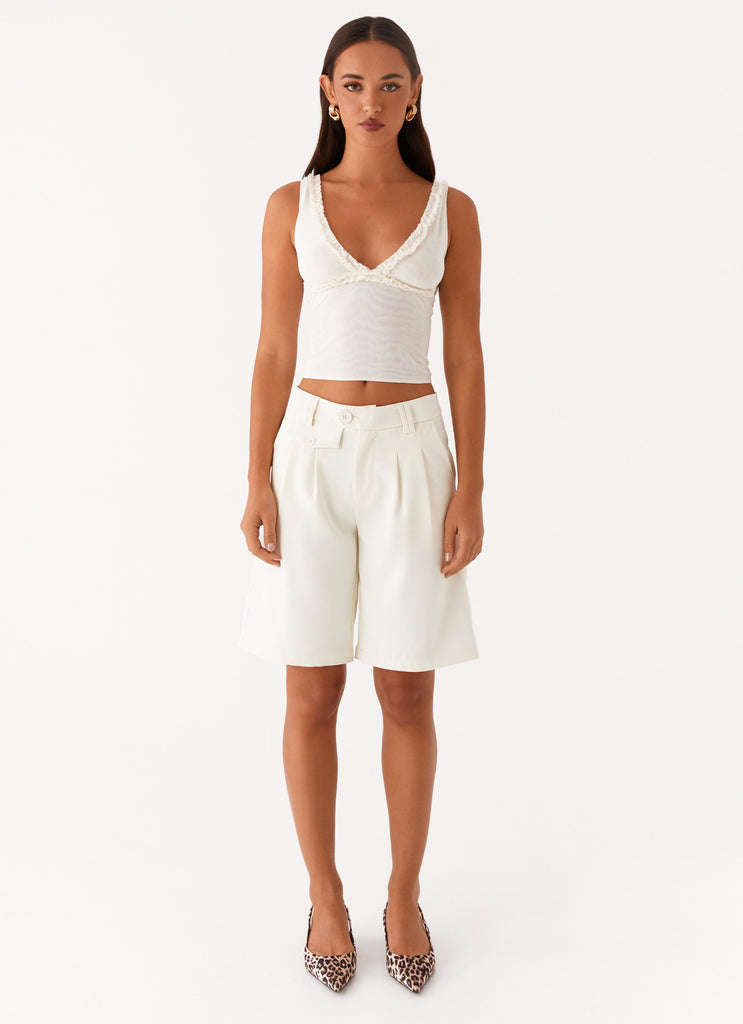 Peppermayo Peppermayo Exclusive - Summer Loving Top - Ivory