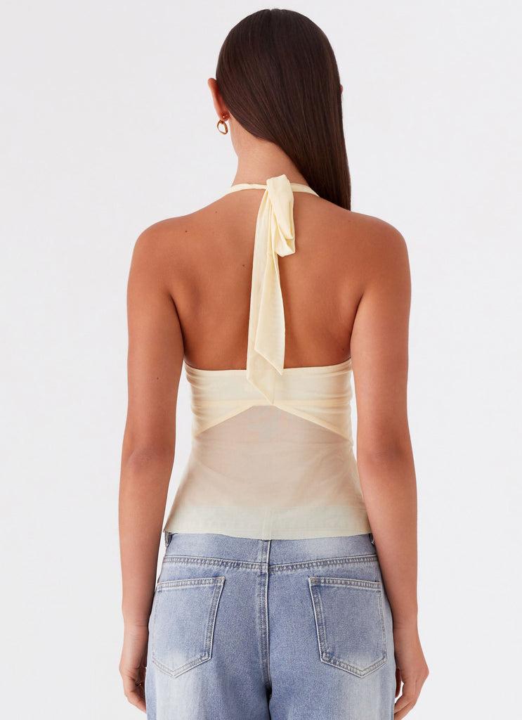 Peppermayo Peppermayo Exclusive - Sunbeam Mesh Top - Yellow