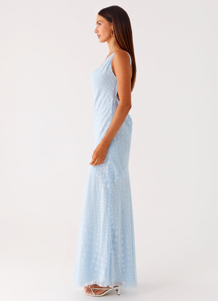 Peppermayo Peppermayo Exclusive - Sundance Chiffon Maxi Dress - Blue