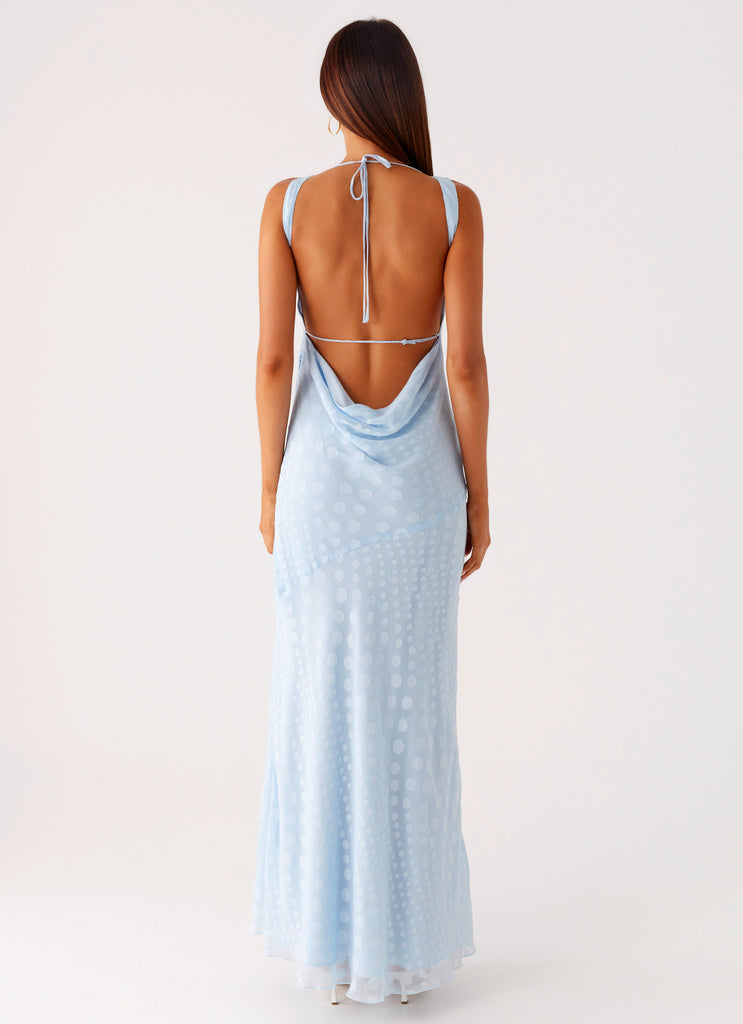 Peppermayo Peppermayo Exclusive - Sundance Chiffon Maxi Dress - Blue