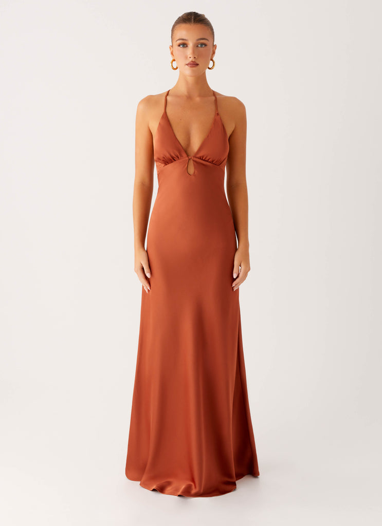 Peppermayo Peppermayo Exclusive - Sundowner Maxi Dress - Rust
