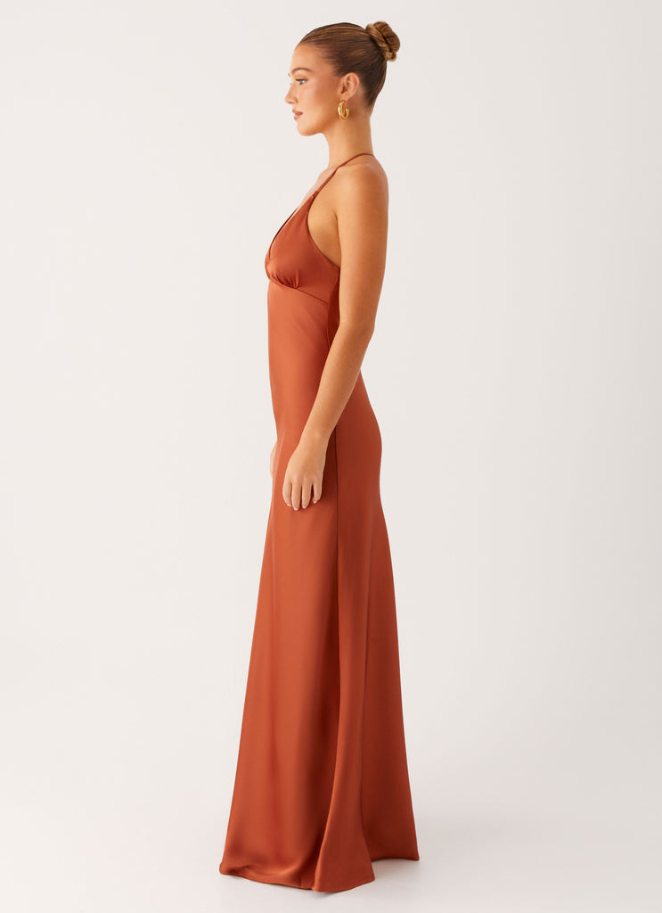 Peppermayo Peppermayo Exclusive - Sundowner Maxi Dress - Rust