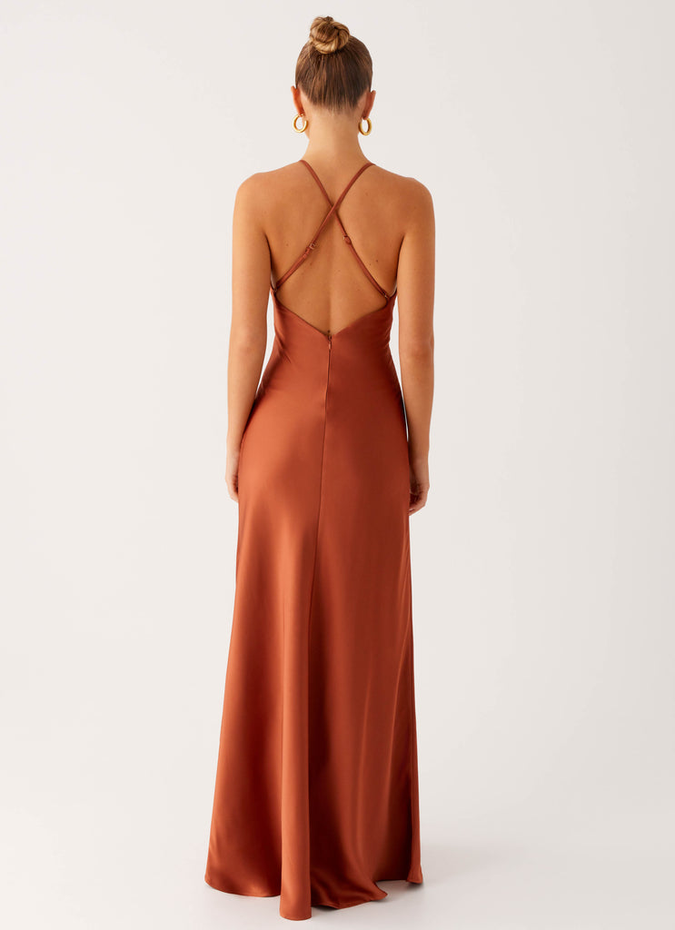 Peppermayo Peppermayo Exclusive - Sundowner Maxi Dress - Rust