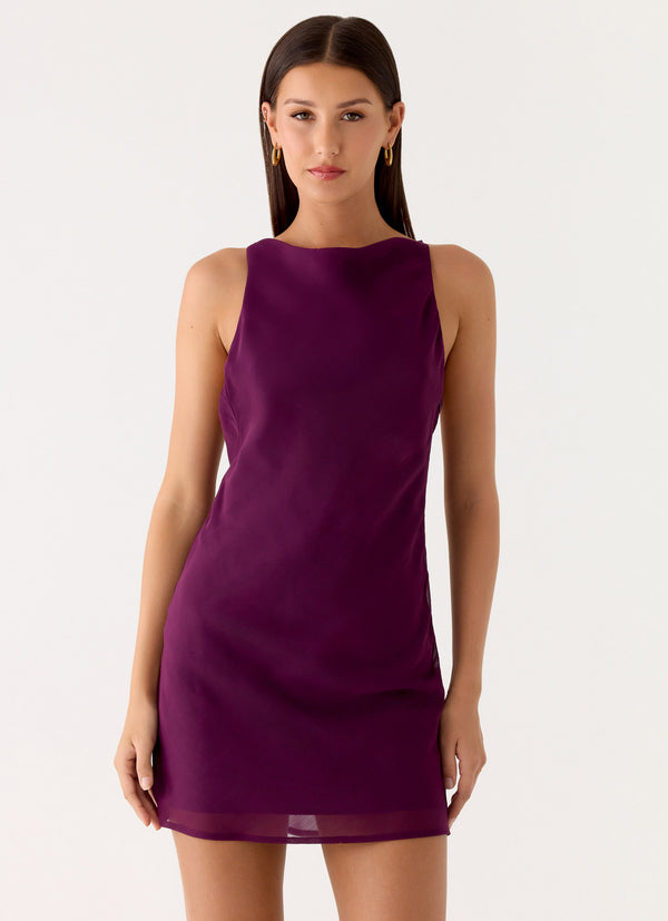 peppermayo Peppermayo Exclusive - Sunkissed Siren Mini Dress - Plum