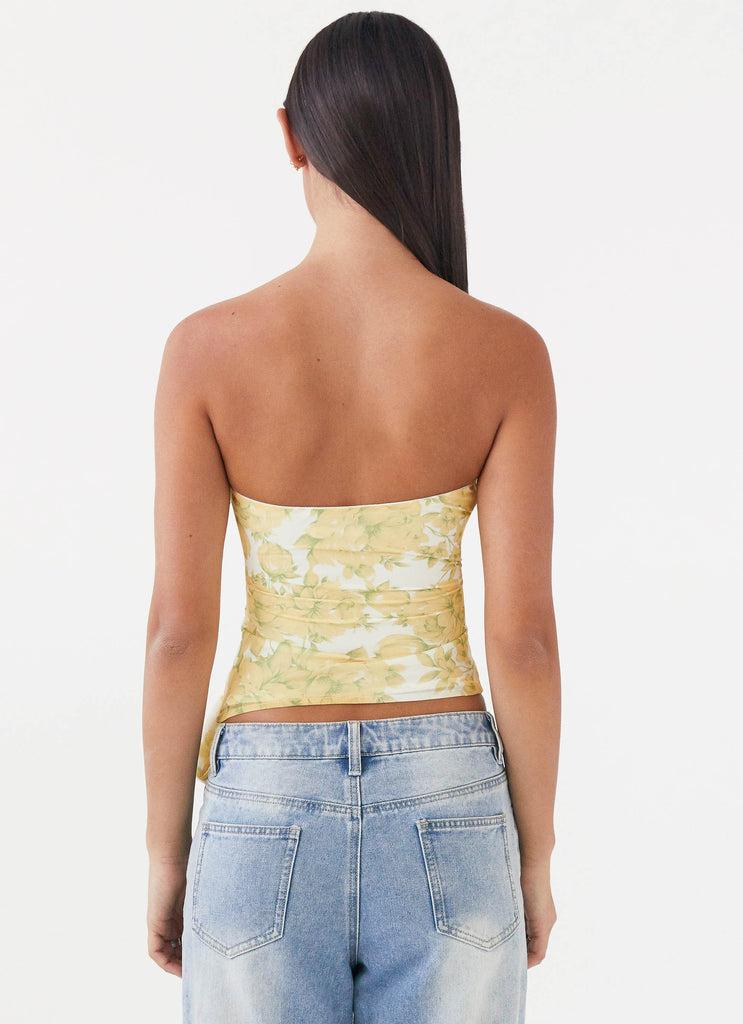 Peppermayo Peppermayo Exclusive - Sunlight Cascade Top - Daffodil