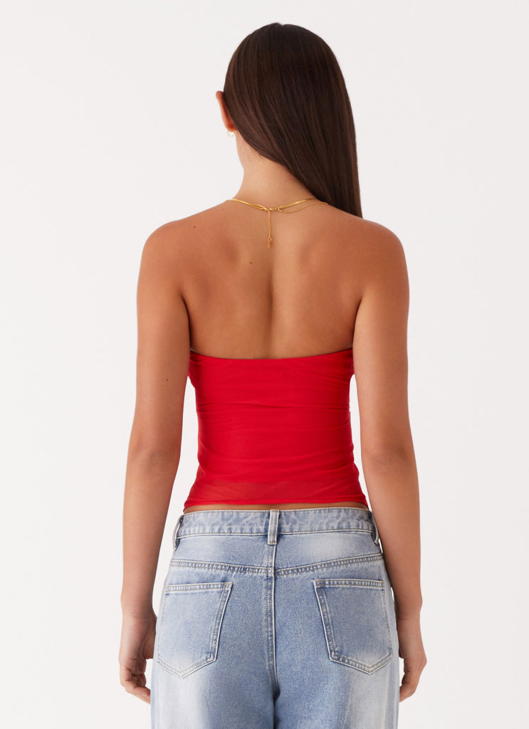 Peppermayo Peppermayo Exclusive - Sunlight Cascade Top - Red