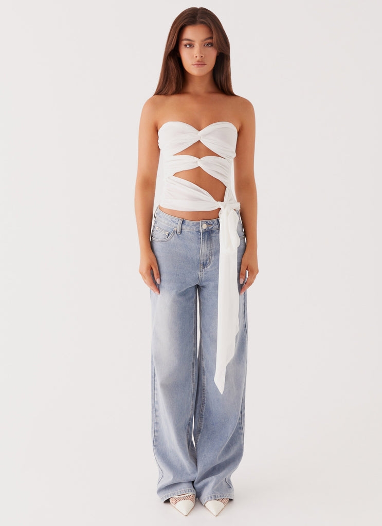 Peppermayo Peppermayo Exclusive - Sunlight Cascade Top - White