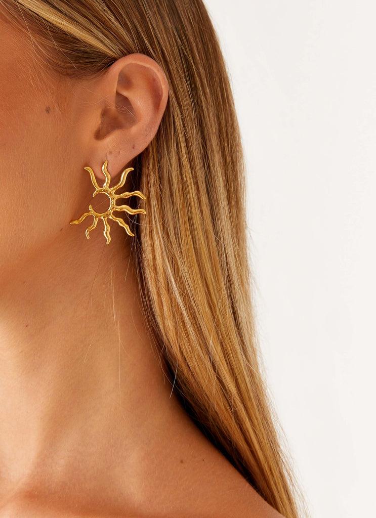 Peppermayo Peppermayo Exclusive - Sunny Earrings - Gold