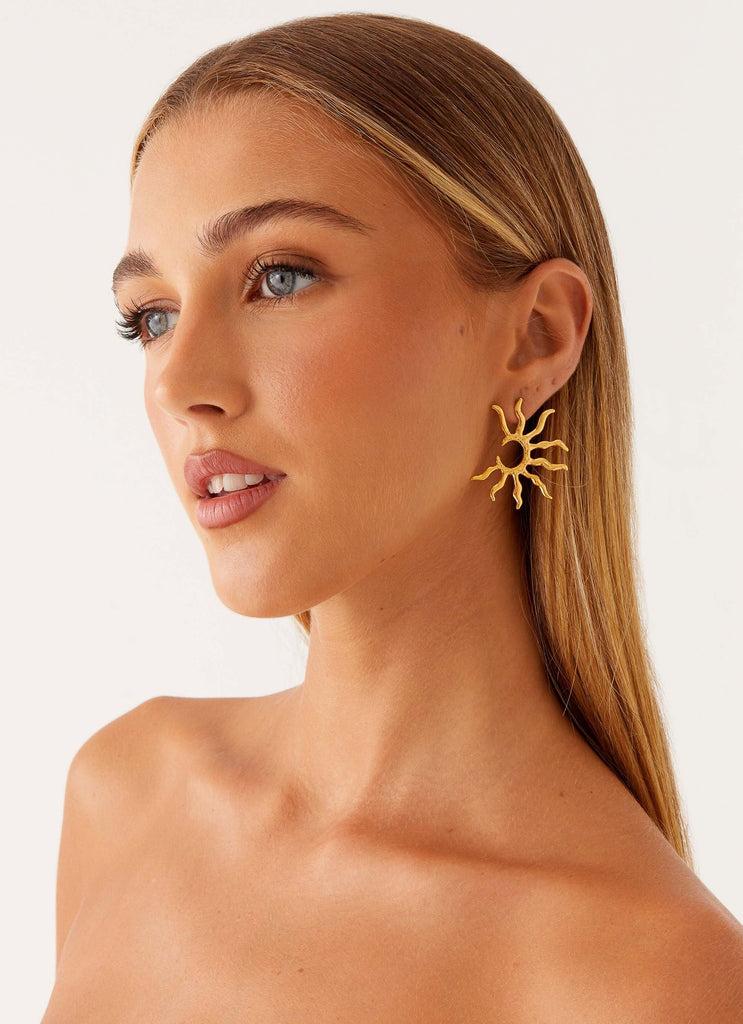 Peppermayo Peppermayo Exclusive - Sunny Earrings - Gold
