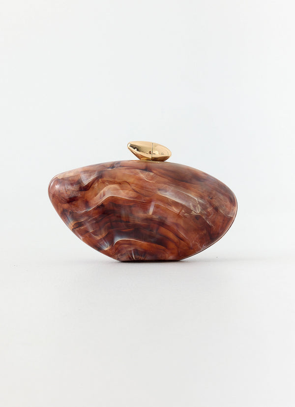 peppermayo Peppermayo Exclusive - Sweet Escape Clutch Bag - Brown