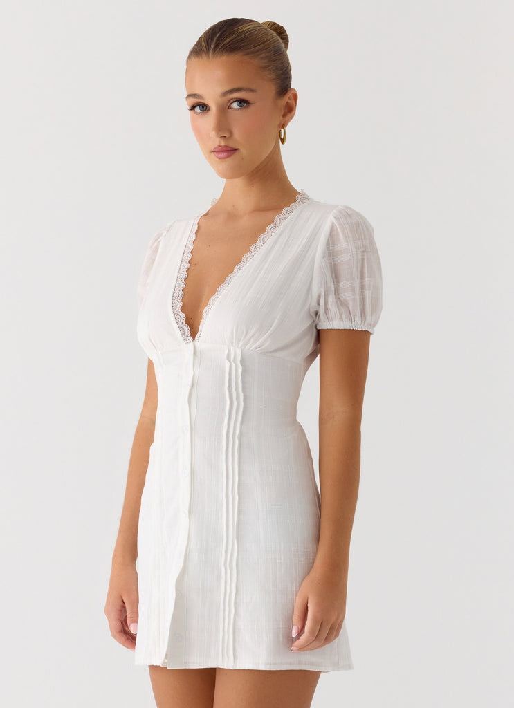 Peppermayo Peppermayo Exclusive - Sweet Lullaby Mini Dress - White