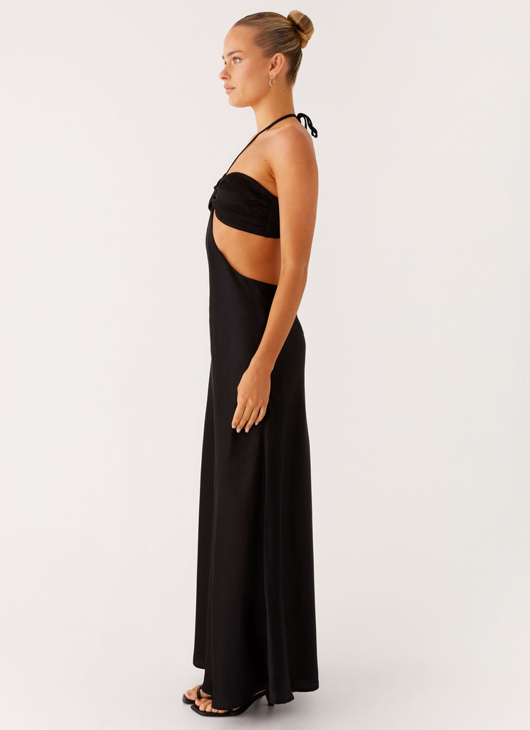 Peppermayo Peppermayo Exclusive - Sweetheart Cut Out Maxi Dress - Black