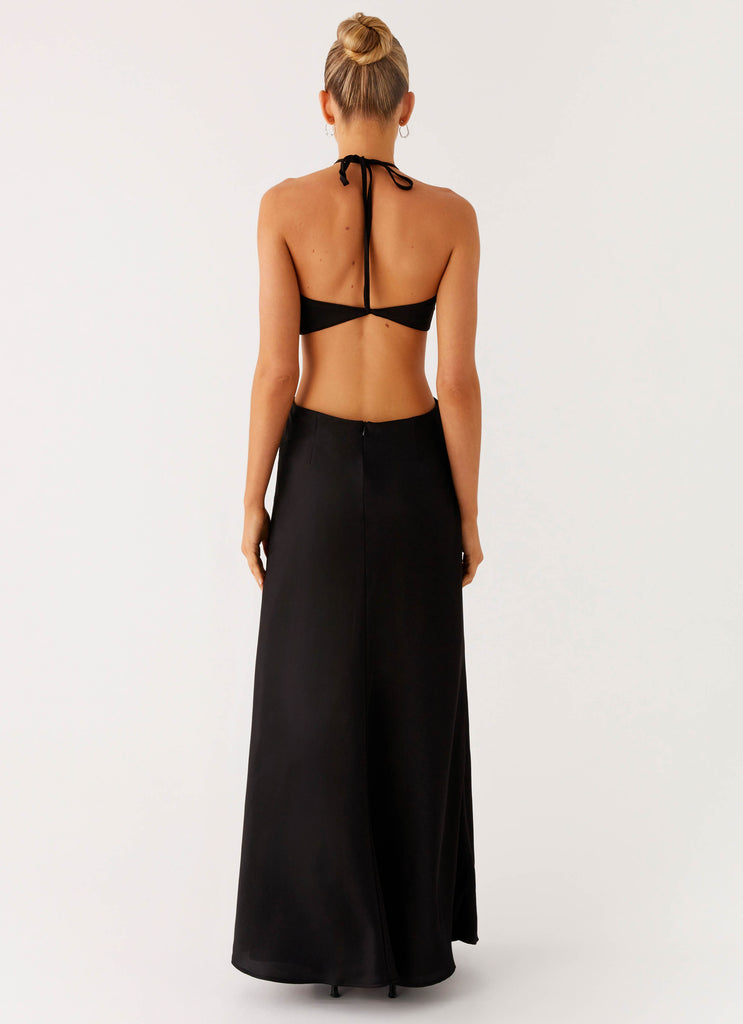 Peppermayo Peppermayo Exclusive - Sweetheart Cut Out Maxi Dress - Black