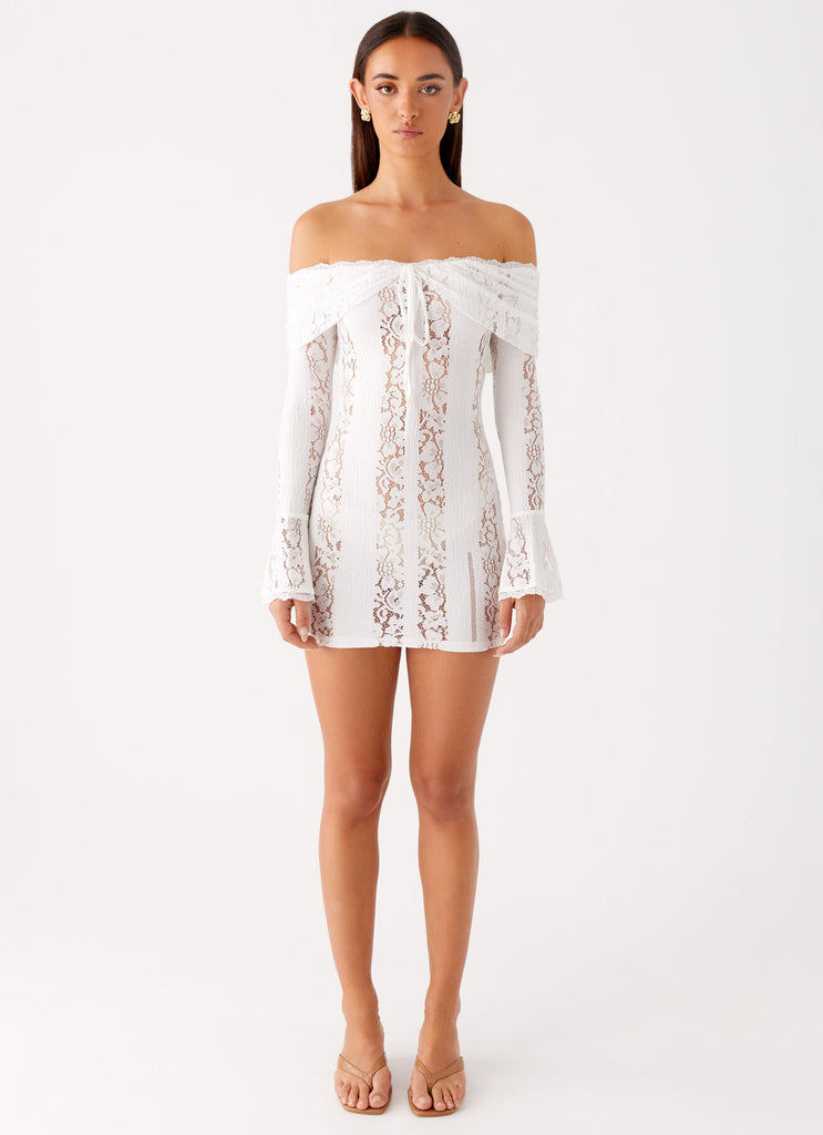Peppermayo Peppermayo Exclusive - Syvanna Lace Mini Dress - White