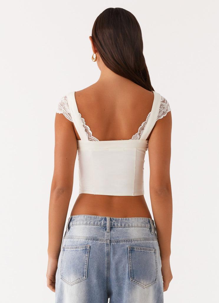 Peppermayo Peppermayo Exclusive - Tabitha Lace Top - Lemon