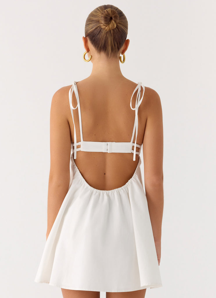 Peppermayo Peppermayo Exclusive - Take Me High Mini Dress - White