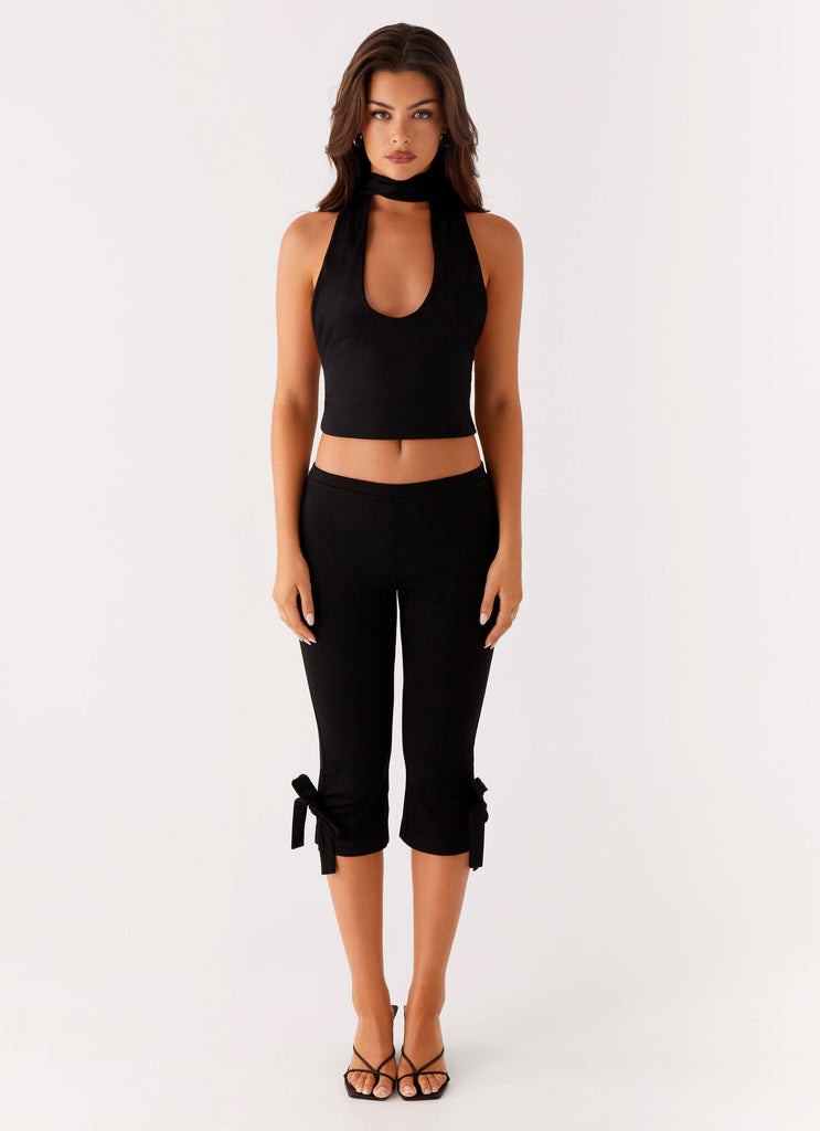 Peppermayo Peppermayo Exclusive - Takeover Capri Pants - Black