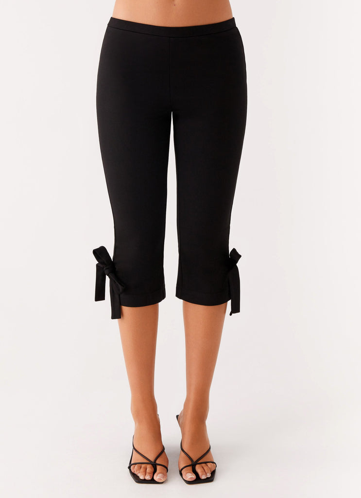 Peppermayo Peppermayo Exclusive - Takeover Capri Pants - Black