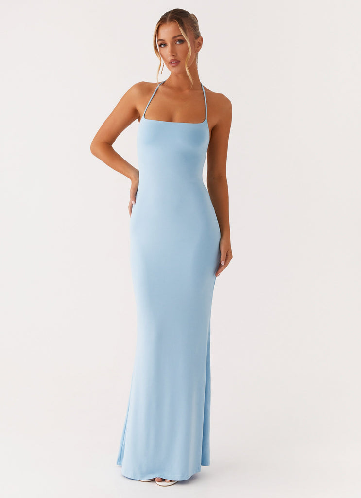 Peppermayo Peppermayo Exclusive - Talk About Us Maxi Dress - Blue