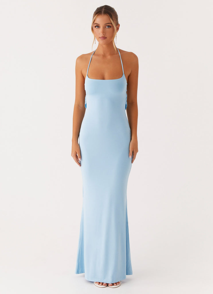 Peppermayo Peppermayo Exclusive - Talk About Us Maxi Dress - Blue