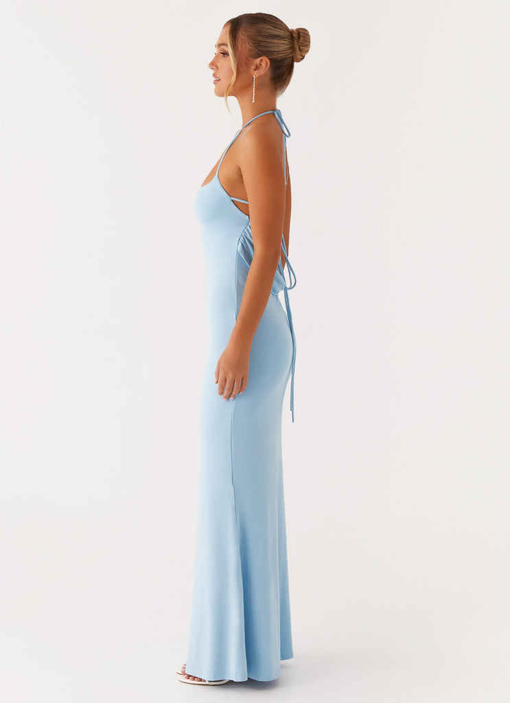 Peppermayo Peppermayo Exclusive - Talk About Us Maxi Dress - Blue