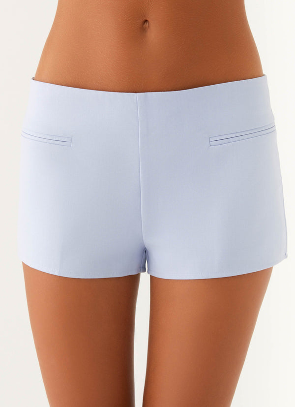 peppermayo Peppermayo Exclusive - Tampa Micro Short - Heather Blue