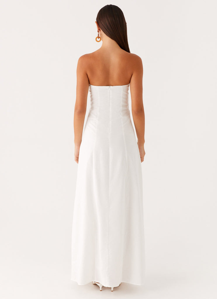 Peppermayo Peppermayo Exclusive - Tayla Linen Maxi Dress - White
