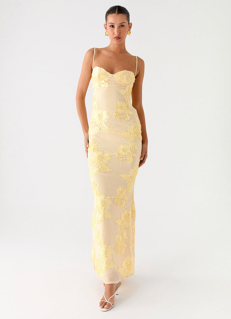 Peppermayo Peppermayo Exclusive - That Girl Maxi Dress - Lemon