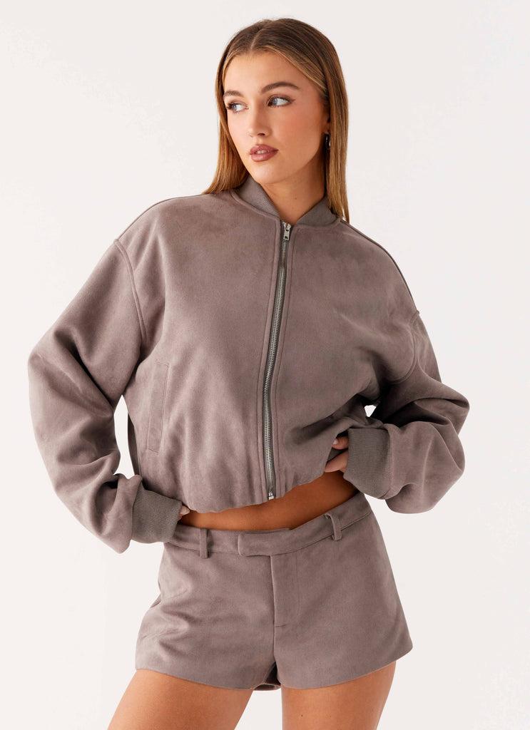 Peppermayo Peppermayo Exclusive - Thats Chill Mini Shorts - Grey