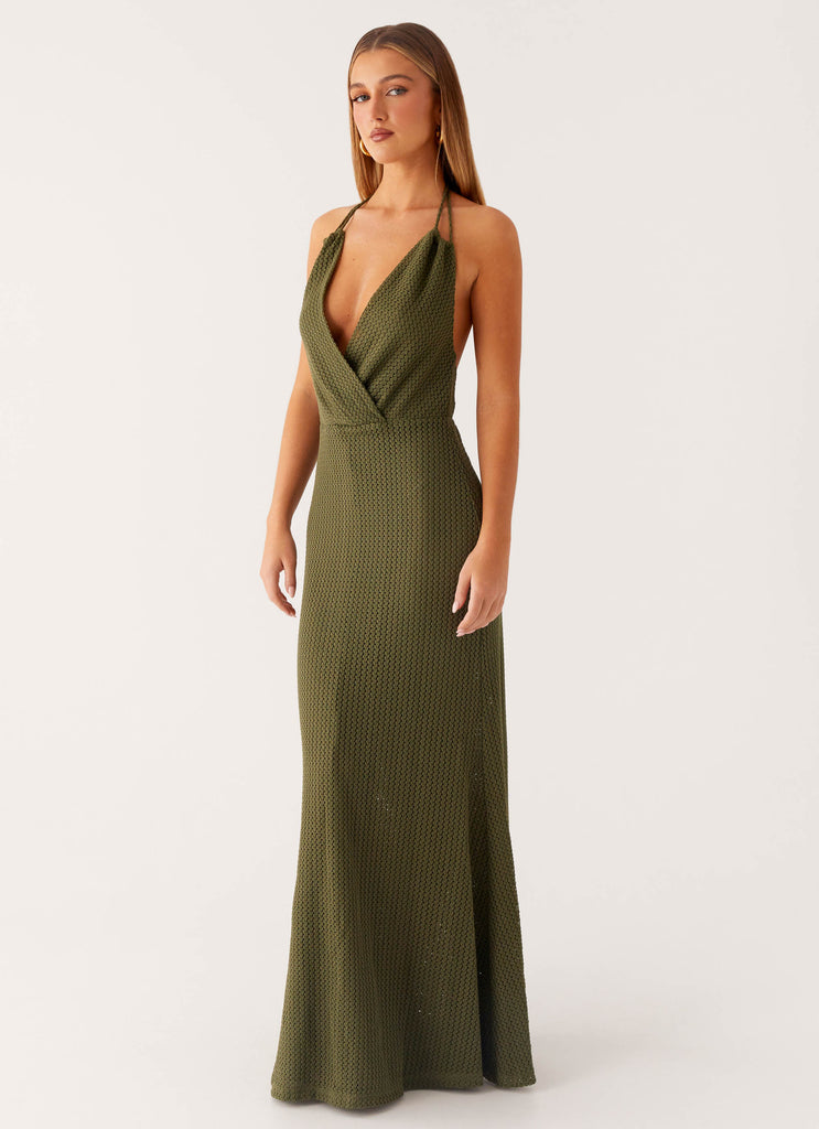 Peppermayo Peppermayo Exclusive - Thora Maxi Dress - Olive