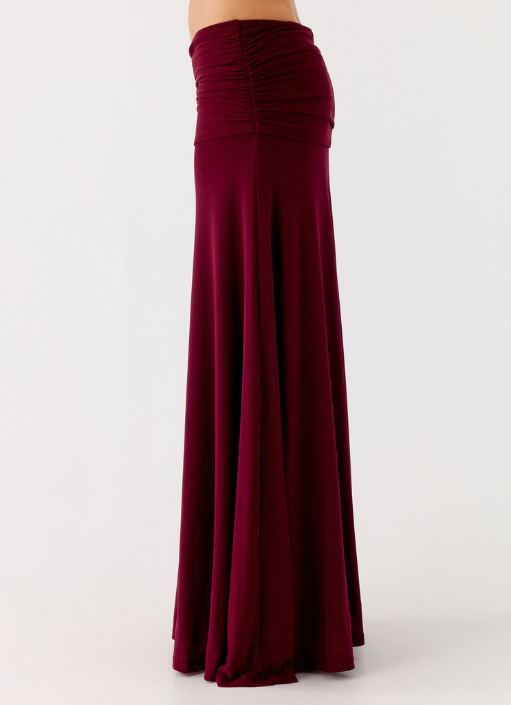 Peppermayo Peppermayo Exclusive - Thorness Maxi Skirt - Plum