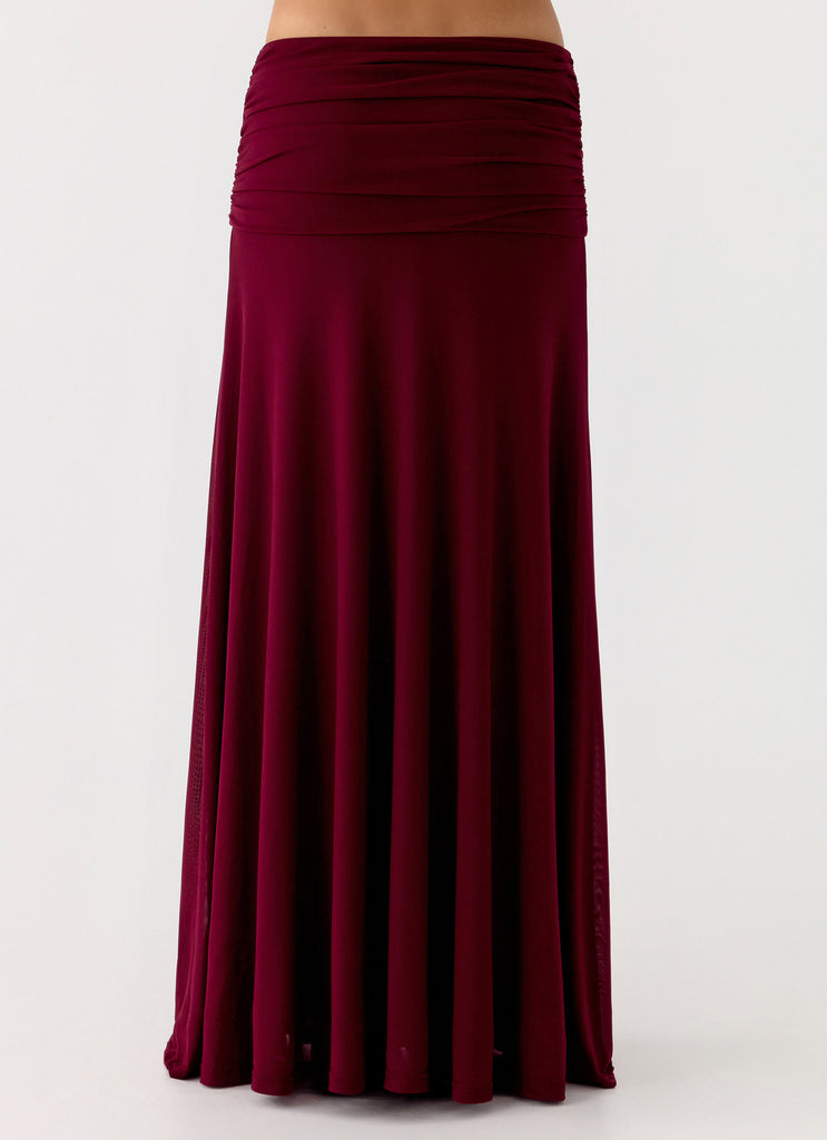 Peppermayo Peppermayo Exclusive - Thorness Maxi Skirt - Plum