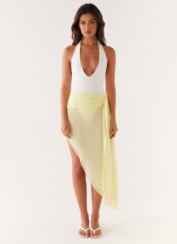 peppermayo Peppermayo Exclusive - Tilly Swim Skirt - Pastel Yellow