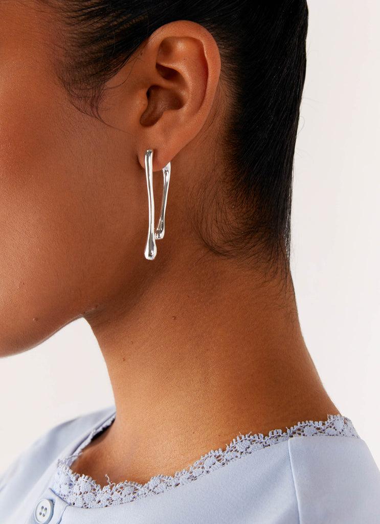 Peppermayo Peppermayo Exclusive - Titus Earrings - Silver
