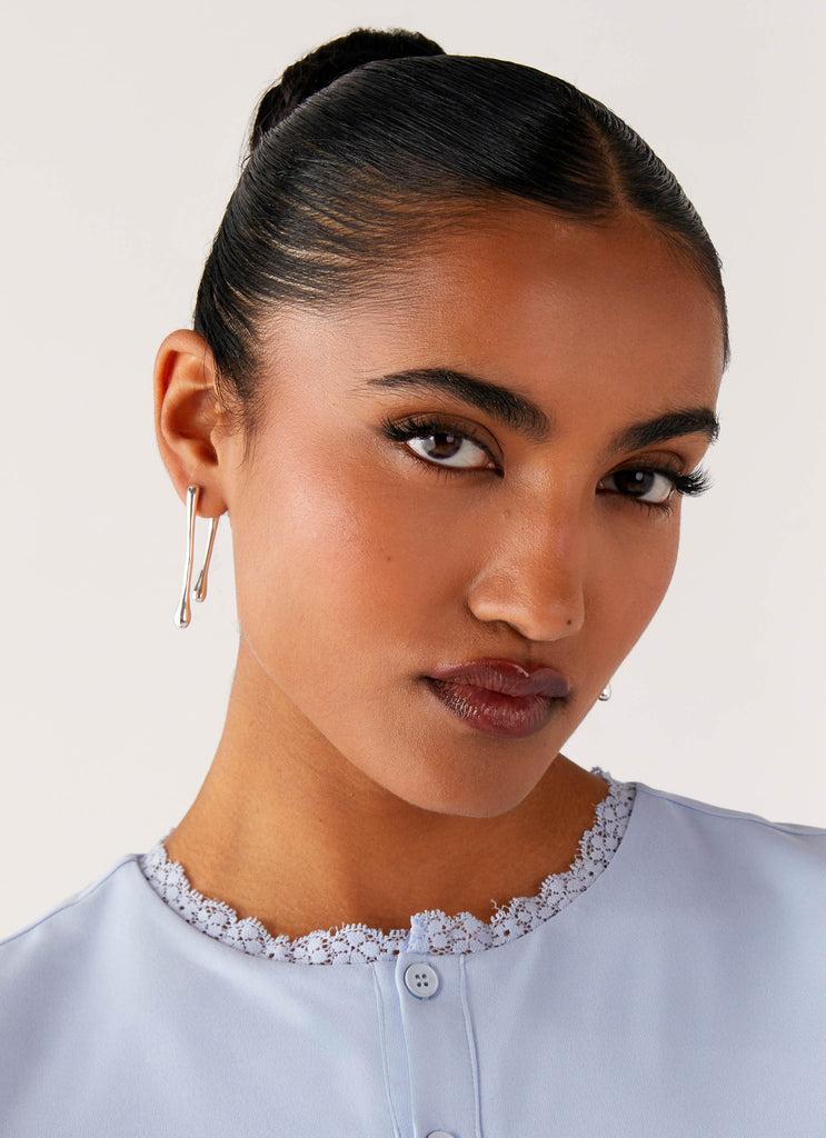Peppermayo Peppermayo Exclusive - Titus Earrings - Silver