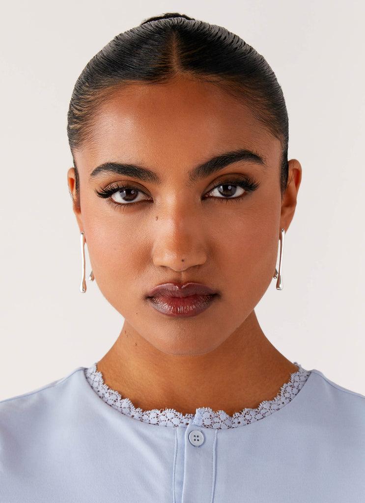 Peppermayo Peppermayo Exclusive - Titus Earrings - Silver