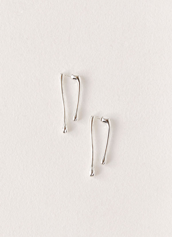 peppermayo Peppermayo Exclusive - Titus Earrings - Silver