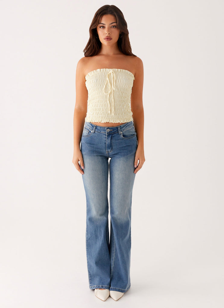 Peppermayo Peppermayo Exclusive - Tomi Bootleg Denim Jeans - Vintage Blue
