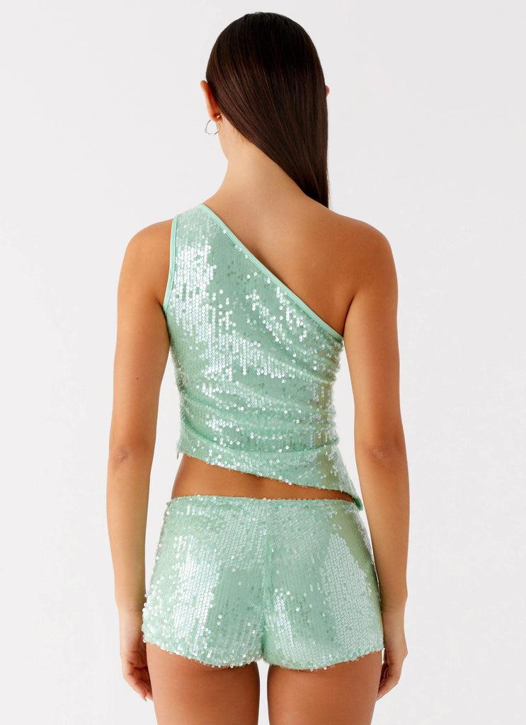 Peppermayo Peppermayo Exclusive - Travis Sequin Top - Sage