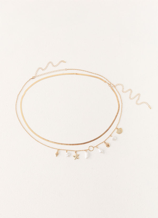 peppermayo Peppermayo Exclusive - Tropicana Dreams Belly Chain - Gold