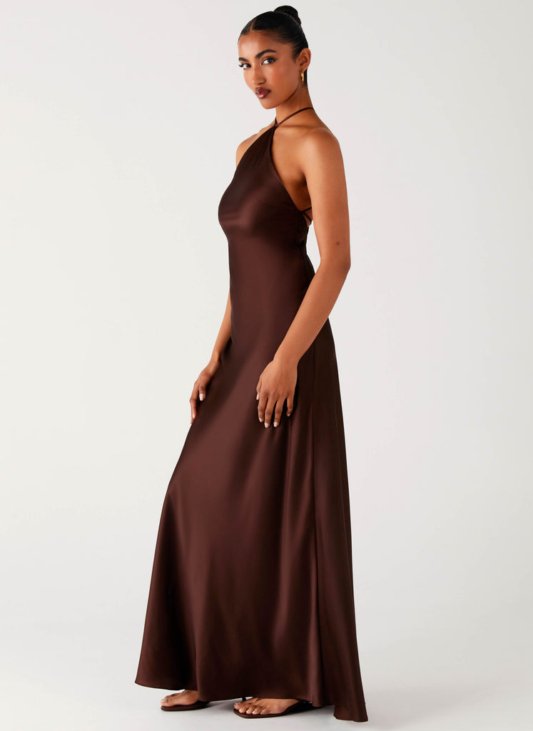 Peppermayo Peppermayo Exclusive - Tulama Maxi Dress - Chocolate
