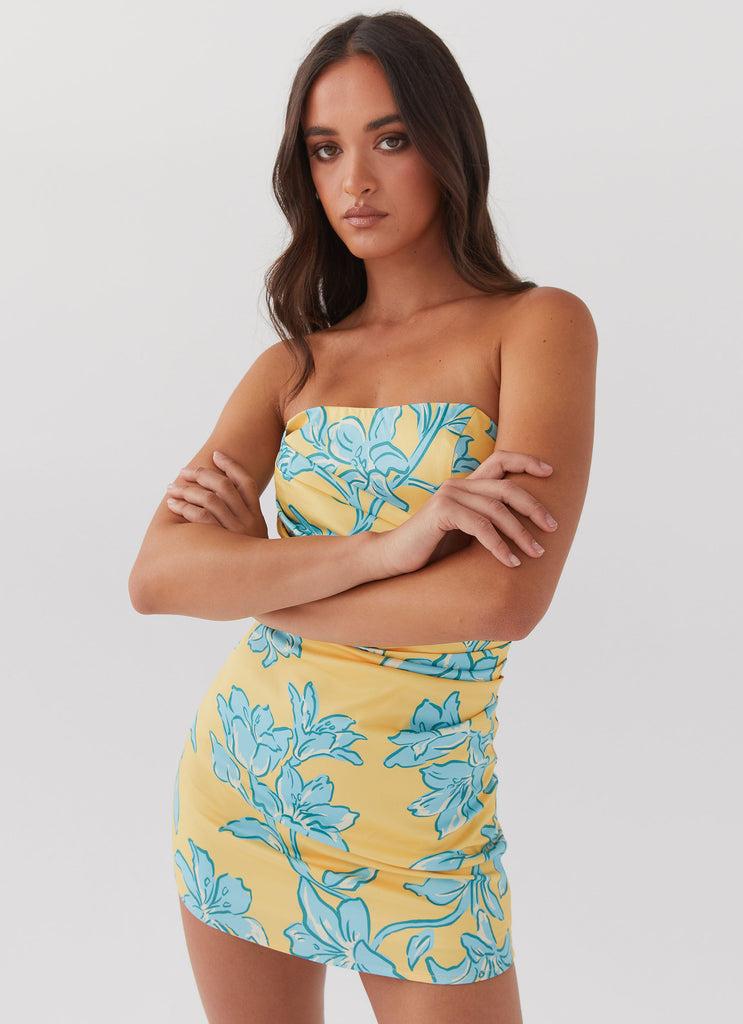 Peppermayo Peppermayo Exclusive - Tuscany Mini Dress - Golden Bloom