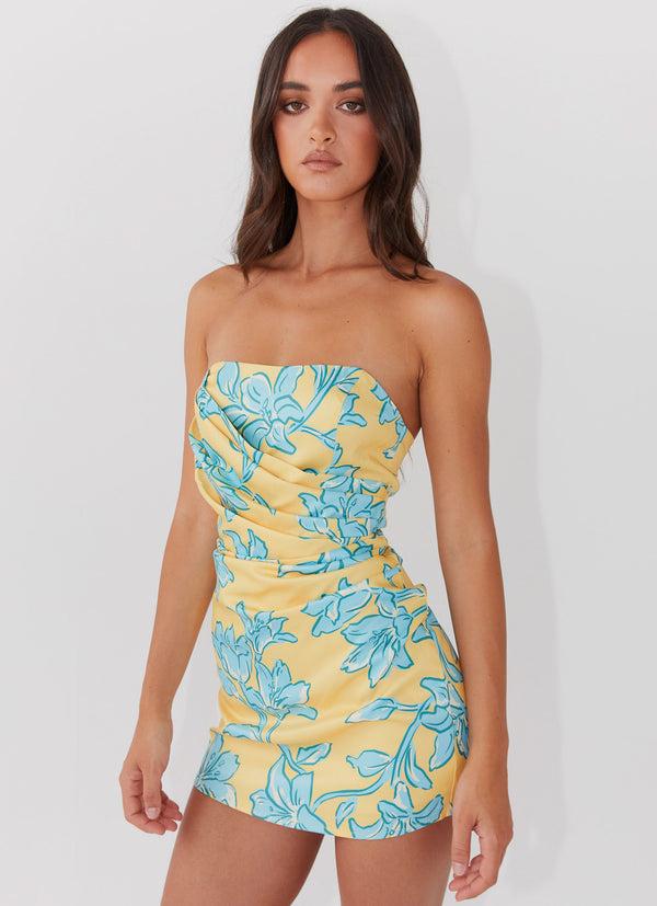peppermayo Peppermayo Exclusive - Tuscany Mini Dress - Golden Bloom