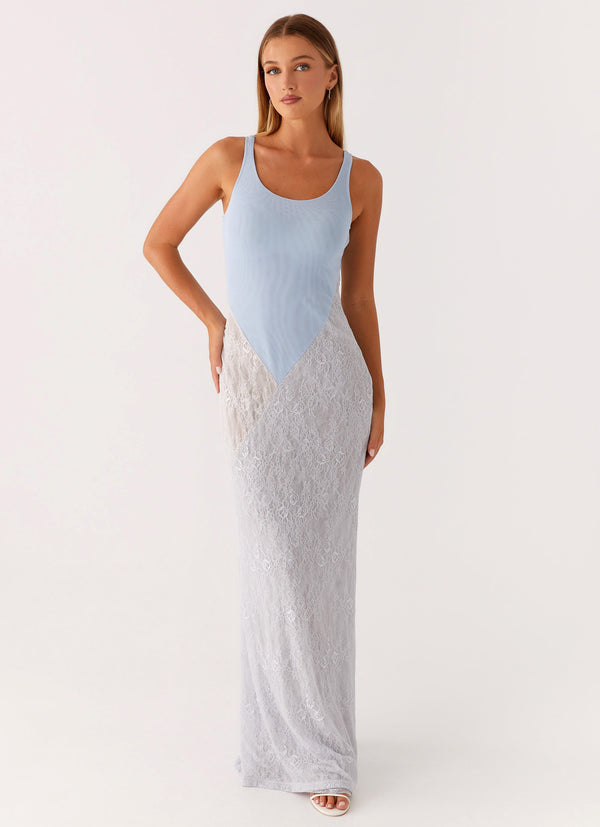 peppermayo Peppermayo Exclusive - Twilight Dreams Maxi Dress - Blue
