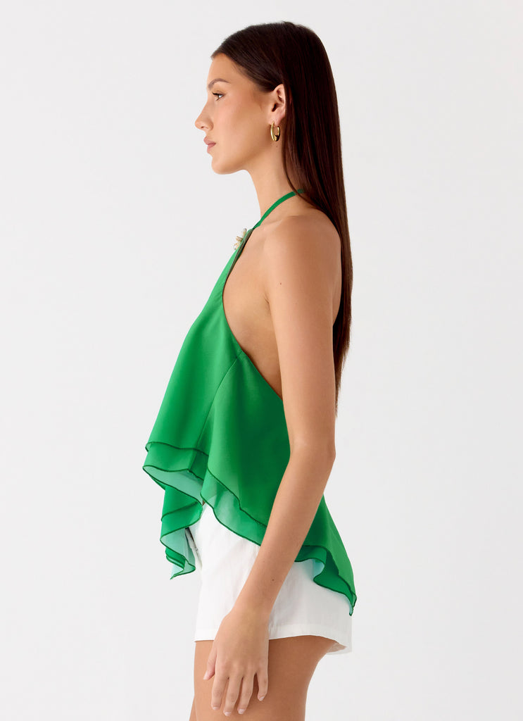 Peppermayo Peppermayo Exclusive - Twin Flame Top - Green Ombre