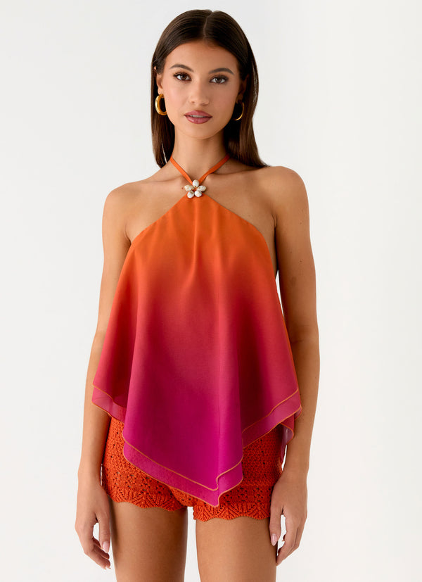 peppermayo Peppermayo Exclusive - Twin Flame Top - Orange