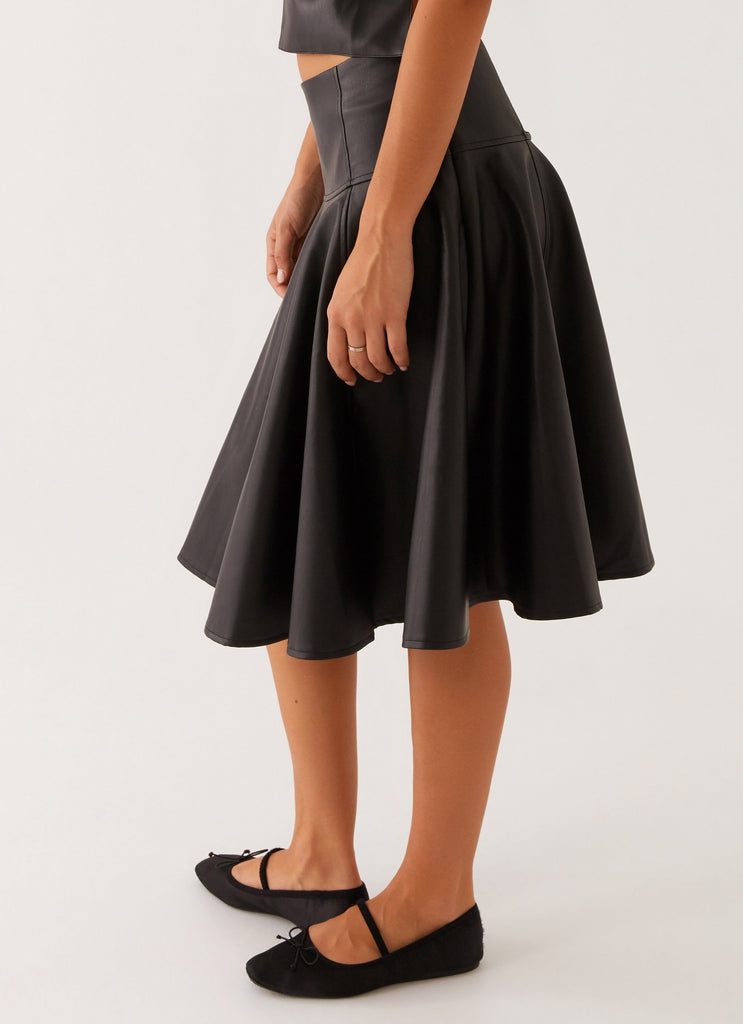 Peppermayo Peppermayo Exclusive - Tyler Midi Skirt - Black