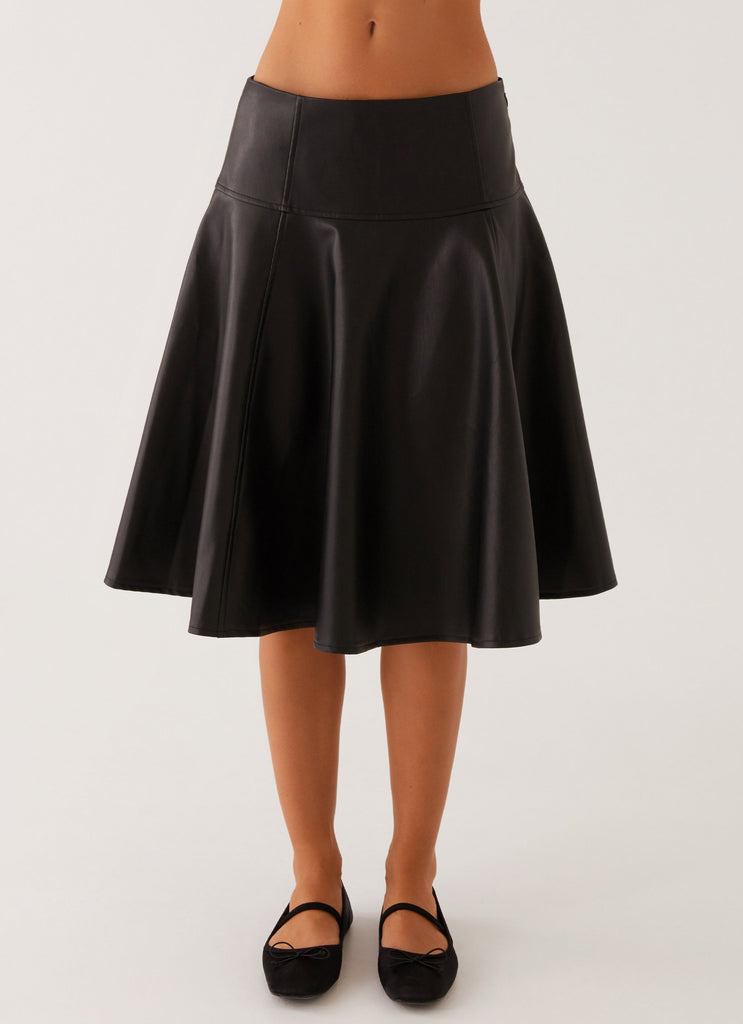 Peppermayo Peppermayo Exclusive - Tyler Midi Skirt - Black