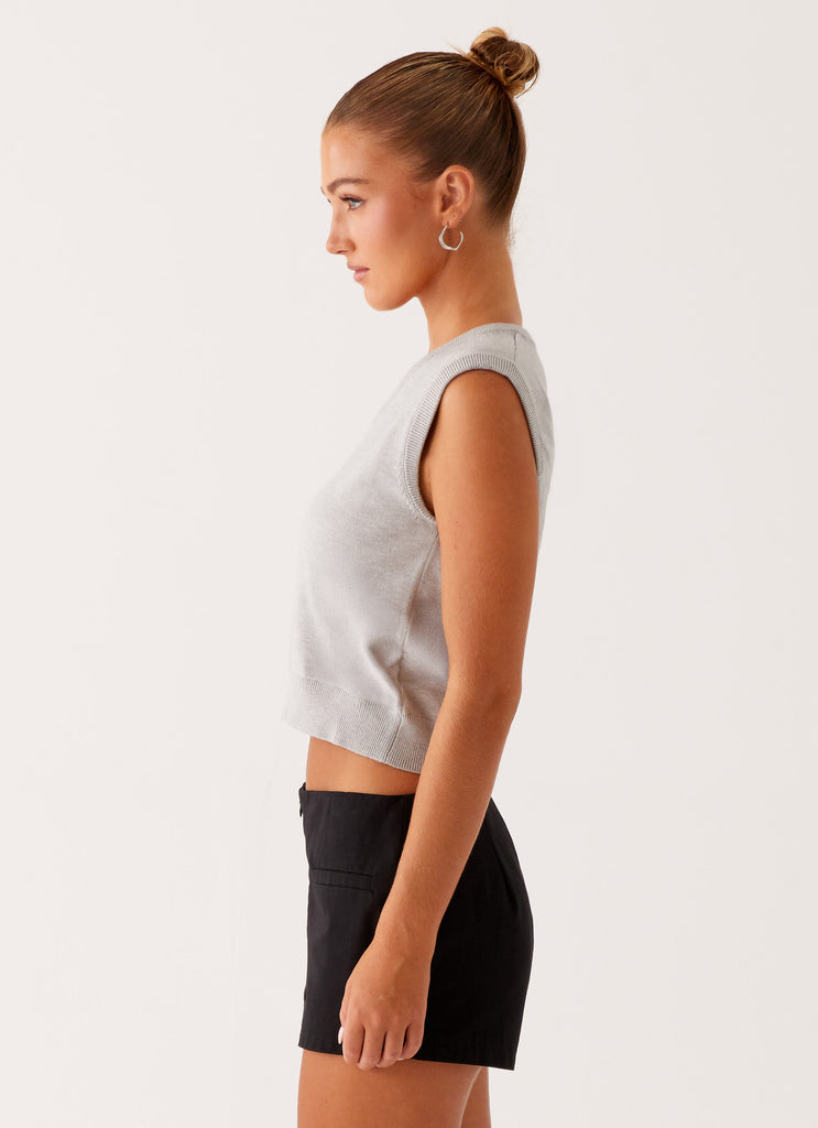 Peppermayo Peppermayo Exclusive - Tyne Knit Vest - Grey